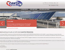 Tablet Screenshot of cantie-process.com